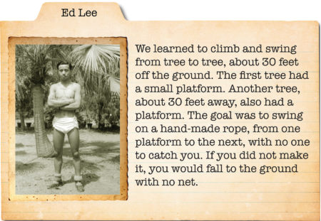 Ed Lee recalls some of his training.