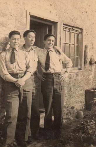Lee brothers of Windsor - Ben (L), Peter and Edward