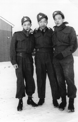 Leonard Lee (L), Howard Lee (C) and Victor E. Wong
