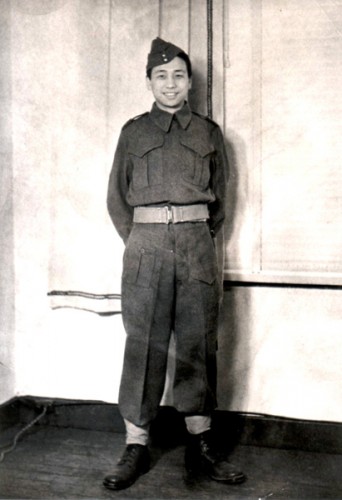 Roy Mah in uniform