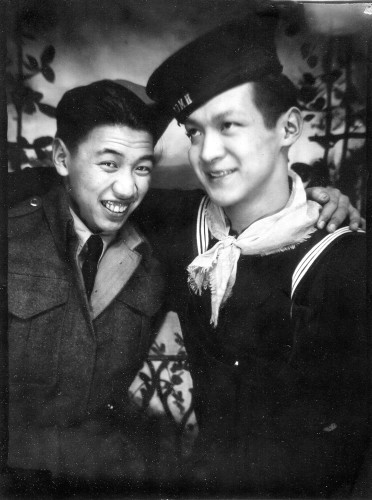 Sammy Soong (L) with Bill Marr