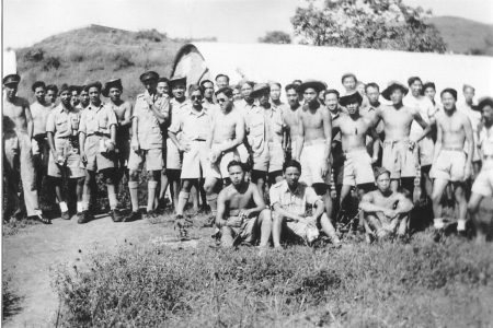 Chinese Canadians of Force 136 training near Poona, India
