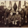 Soldiers seated